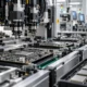 Electronics production line assembling accelerator circuit boards.